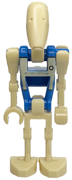 Battle Droid Pilot - Blue Torso with Tan Insignia and Chest Badge, Angled Arm and Straight Arm (SW1338) SW1338 фото