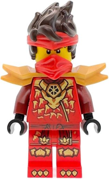 Kai - Dragons Rising, Tunic with Dragon Head, Hair, Wide Pearl Gold Shoulder Armor m00041 фото