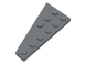 Plate 6 x 3 Wedge Right (Dark Bluish Gray): 4290150, 54383 00474 фото