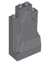 Rock Panel 2 x 4 x 6 (Dark Bluish Gray): 4513326, 47847 00657 фото