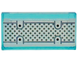Tile 1 x 2 with Black Time Circuit Display Pattern (Trans-Light Blue): 6585392, 3069pb1458 00349 фото