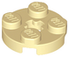 Plate 2 x 2 Round with Axle Hole (Tan): 403205, 4140562, 4032 00575 фото