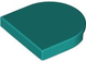 Tile 2 x 2 Extended Half Round (Dark Turquoise): 6550795, 5520 00708 фото