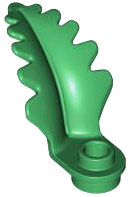 Plant Plate, Round 1 x 1 with Curved, Upright Leaf (Green): 6411022, 6581711, 2682 6411022, 6581711 фото