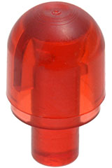 Light Cover with Internal Bar / Bionicle Barraki Eye (Transparent Red): 4497943, 6171762, 6507867, 58176 00582 фото
