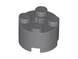 Brick 2 x 2 Round with Grille (Dark Bluish Gray): 4249139, 3941 4249139 фото