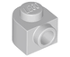 Brick, Round 1 x 1 x 2/3 Half Circle Extended with Side Stud (Light Bluish Gray): 6448793, 3386 00483 фото