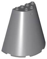 Cone 8 x 4 x 6 Half (Dark Bluish Gray): 6232139, 47543 00633 фото