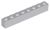 Brick 1 x 8 (Light Bluish Gray): 4211392, 3008 4211392 фото