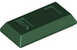Minifig, Utensil Gold Ingot (Bar) (Dark Green): 6331867, 99563 00668 фото