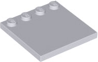 Tile 4 x 4 with Studs on Edge (Light Bluish Gray): 4211837, 6179 00538 фото