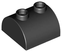 Brick, Modified 2 x 2 Curved Top with 2 Top Studs (Black): 4200023
4113231, 30165 00063 фото