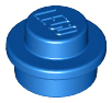 Plate 1 x 1 Round (Bright Blue): 614123, 4073 00164 фото