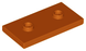 Plate 2 x 4 with Centre Studs (Double Jumper) (Dark Orange): 6288614, 65509 00672 фото