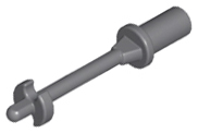 Bar 3L with Handle, Stop Ring and Side Stops (Minifig Ski Pole) (Dark Bluish Gray): 6250678, 90540 00643 фото