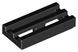 Tile 1 x 2 Grille with Groove (Black): 241226, 2412b 00119 фото