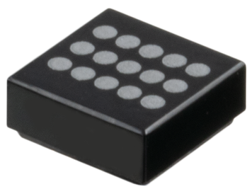 Tile 1 x 1 with 15 Silver Dots Pattern (Black): 6539347, 3070pb370 00121 фото