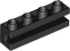 Brick 1 x 4 with Sliding (Black): 265326, 2653 00599 фото
