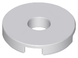 Tile 2 x 2 Round with Hole (Light Bluish Gray): 6179186, 15535 00324 фото