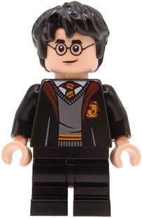 Harry Potter - Gryffindor Robe Open, Black Medium Legs, Hair Thick and Messy (HP605) m00013 фото