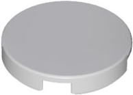 Tile 2 x 2 Round with Bottom O (Light Bluish Gray): 6052200, 14769 6052200 фото