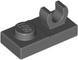 Plate 1 x 2 with Clip on Top (Dark Bluish Gray): 6344754, 44861 00651 фото