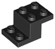 Bracket 3 x 2 x 1 1/3 with Bottom Stud Holder (Black): 6395375, 73562 00092 фото