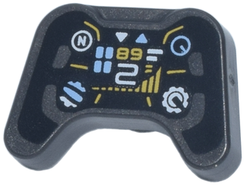 Video Game Controller with Display Pattern (Pearl Dark Gray): 6472255, 53118pb02 00329 фото