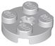Plate 2 x 2 Round with Axle Hole (Light Bluish Gray): 4211475, 4032 00505 фото