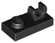 Plate 1 x 2 with Clip on Top (Black): 6347310, 44861 00080 фото