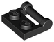 Plate, Modified 1 x 2 with Bar Handle on Side - Closed Ends (Black): 4225201, 48336 00081 фото
