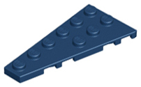 Plate 6 x 3 Wedge Left (Earth Blue): 4529826, 6006628, 6253880, 54384 00433 фото