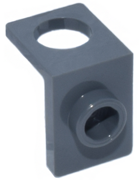 Neck Bracket with Back Stud - Thick Back Wall (Dark Bluish Gray): 6170811, 28974 00233 фото