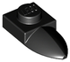 Plate 1 x 1 with Tooth (Black): 4273590, 49668 00083 фото
