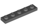 Plate 1 x 5 (Dark Bluish Gray): 6413109, 78329 00234 фото