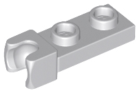 Plate, Modified 1 x 2 with Small Tow Ball Socket on End 00287 фото